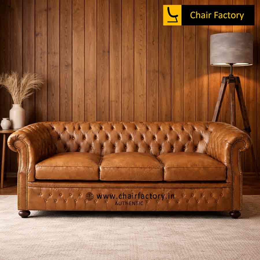 Trigreca Genuine Leather Sofa