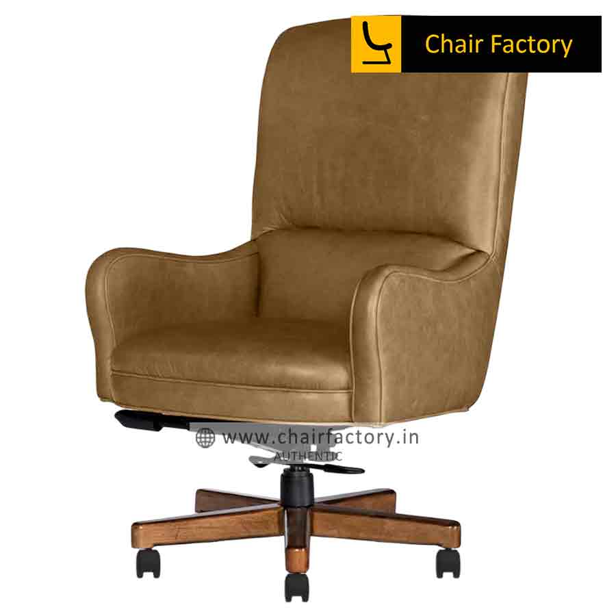 Othello high back 100% geniune leather chair 
