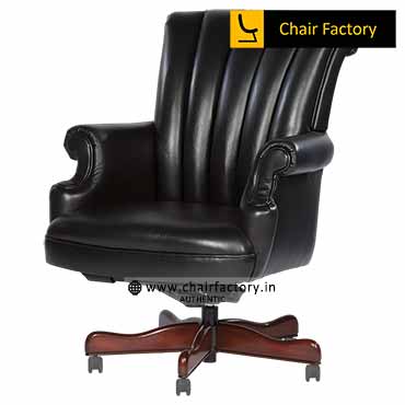 Bishop Mid Back 100% Genuine Leather Chair