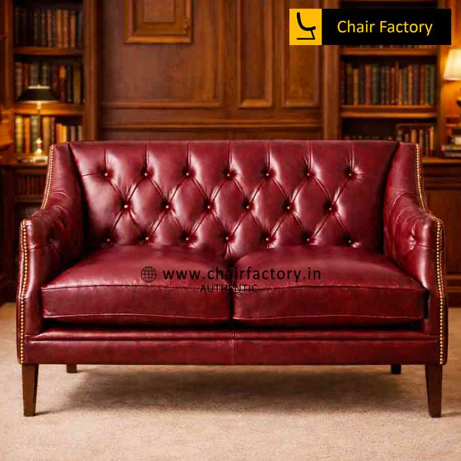 Olympéa Genuine Leather Sofa 