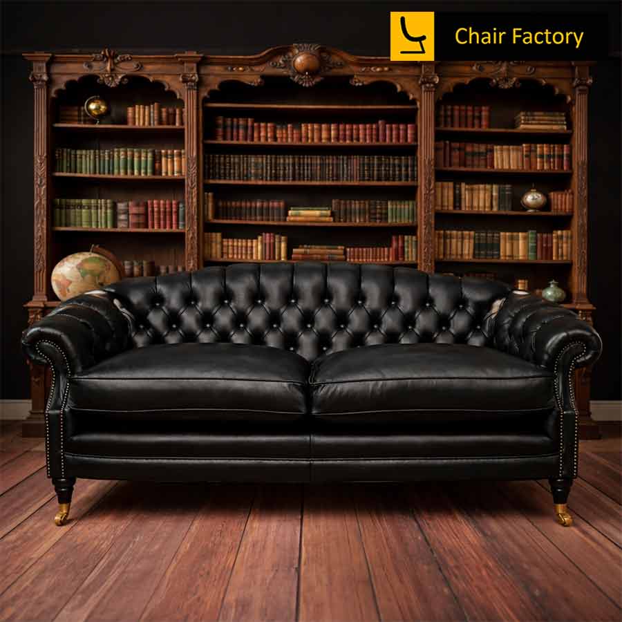 Geoffrey Genuine Leather Sofa