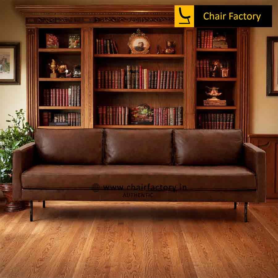 Evans GENUINE LEATHER SOFA