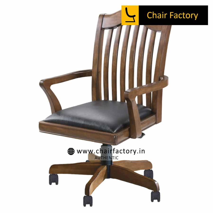 Helena HIGH BACK 100% GENIUNE LEATHER CHAIR 
