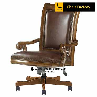 Morrigan Italian Leather Visitor Chair