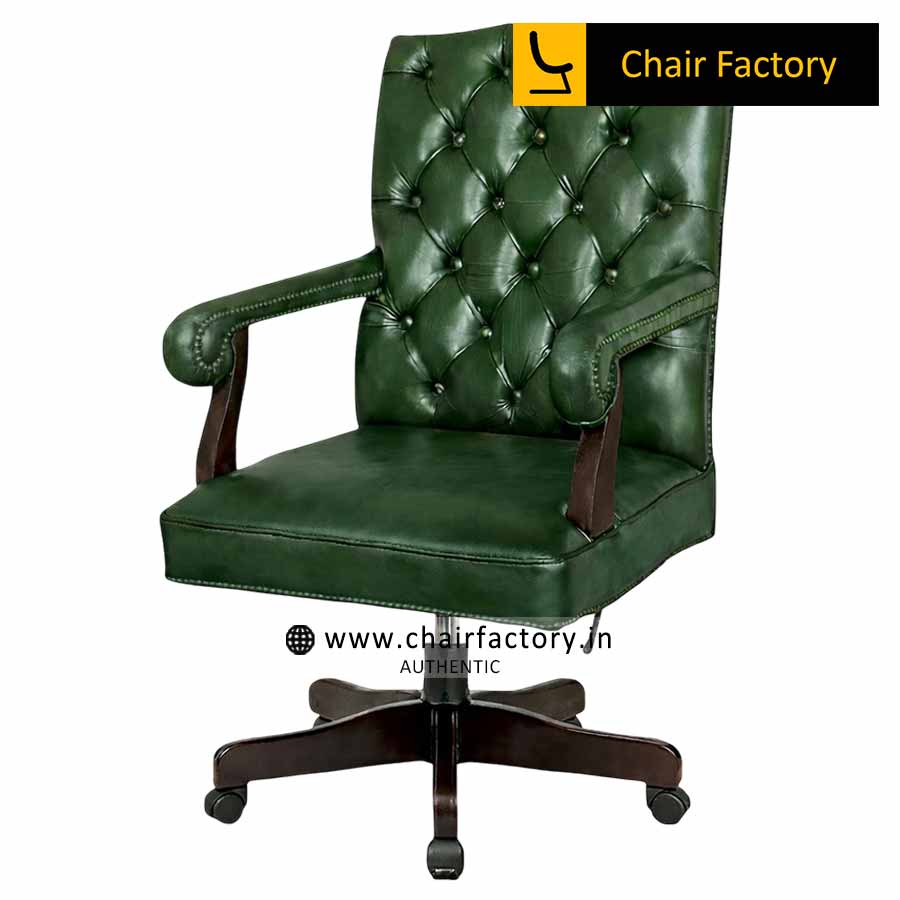 Barsamin Italian Leather Visitor Chair