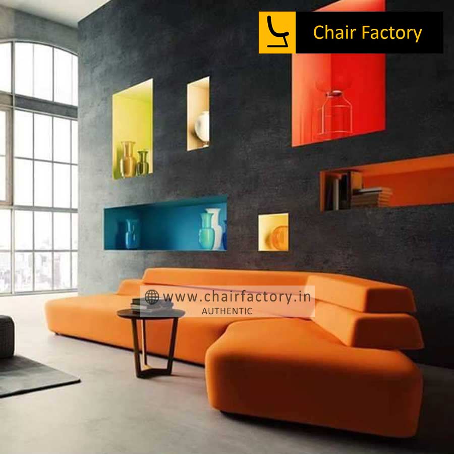 Fissure Inspiro Orange Corporate Sofa