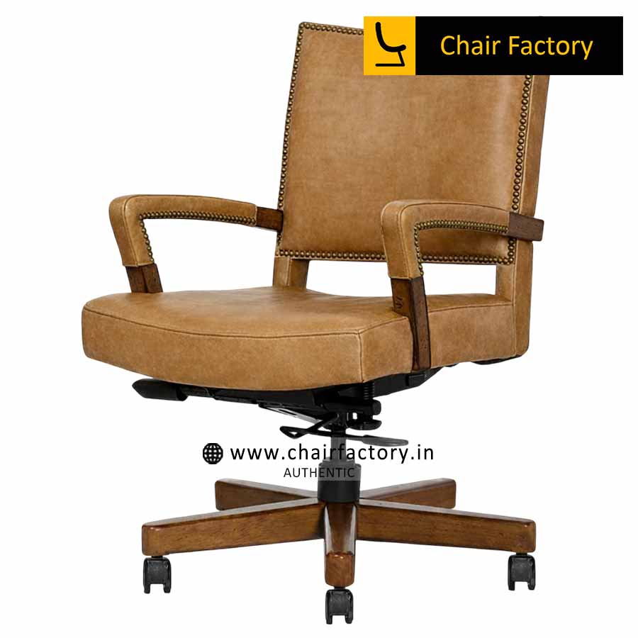 Bronwick Italian Leather Visitor Chair