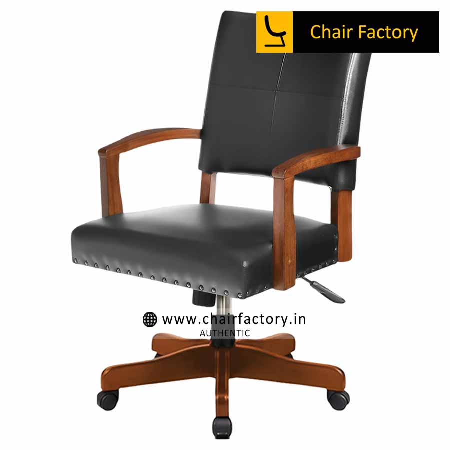 Oxley Italian Leather Visitor Chair