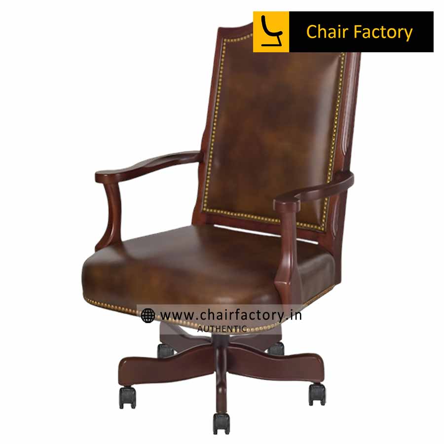 Barrow Italian Leather Visitor Chair
