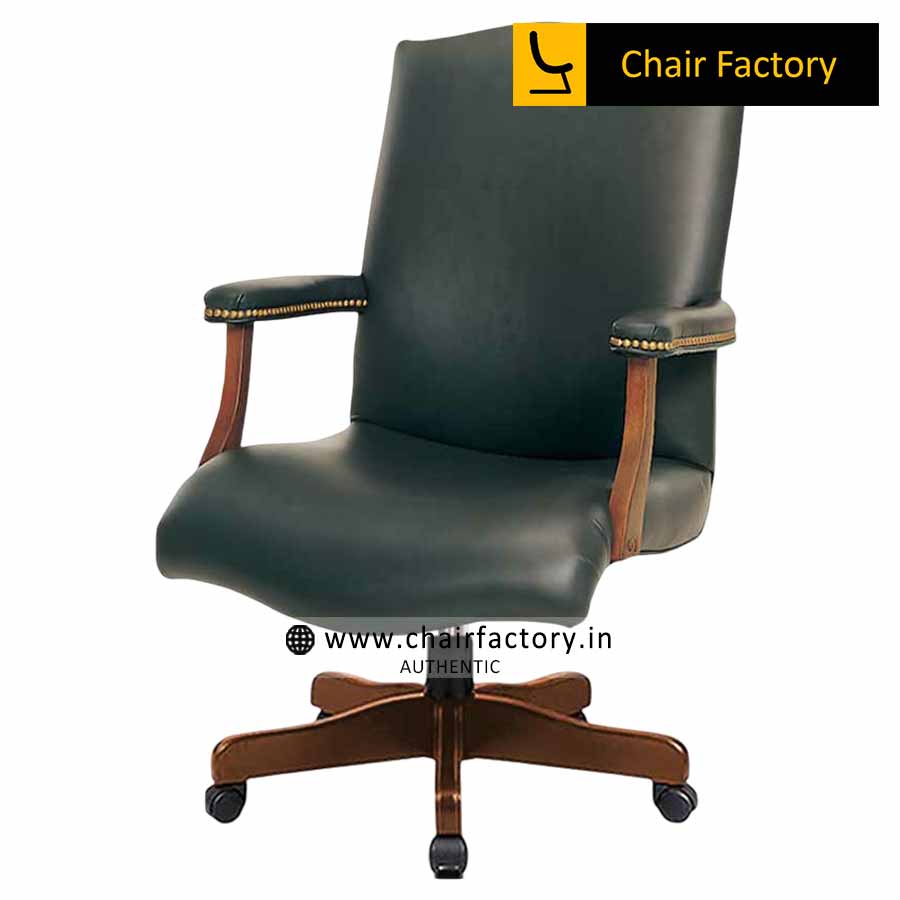 Grayson Italian Leather Visitor Chair