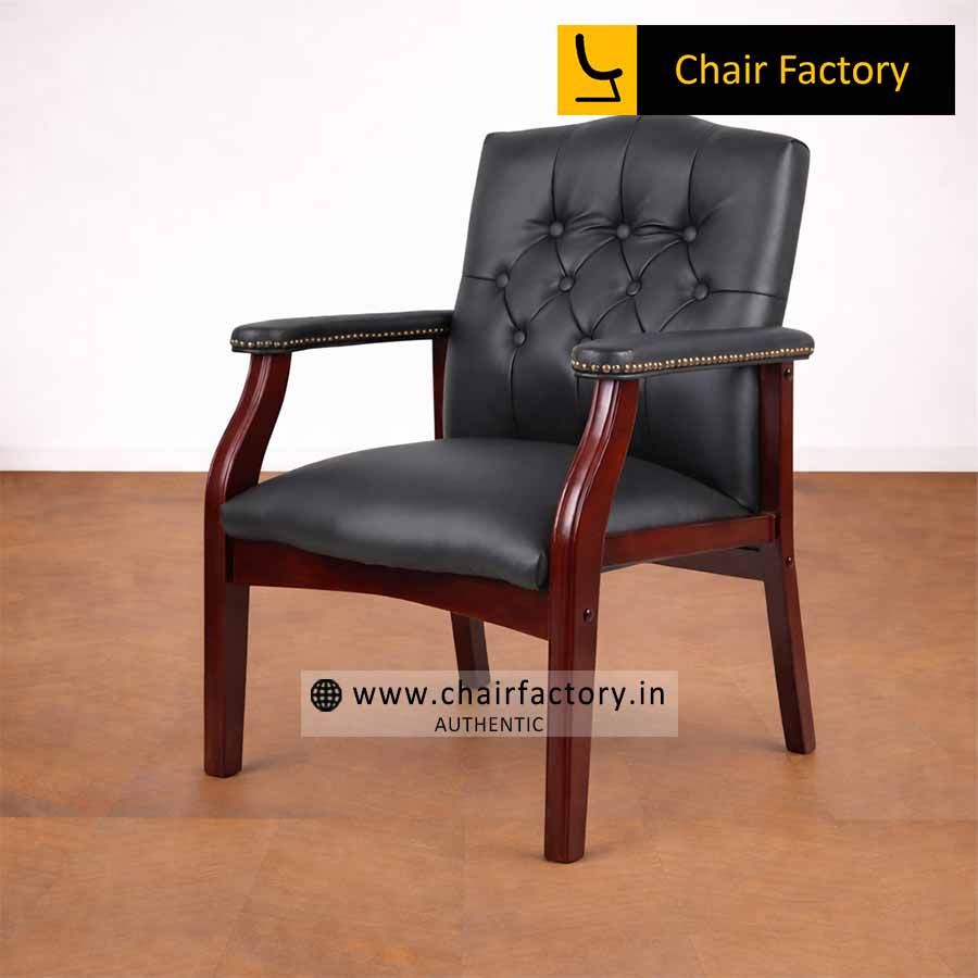 Travancore Genuine Leather Arm Chair