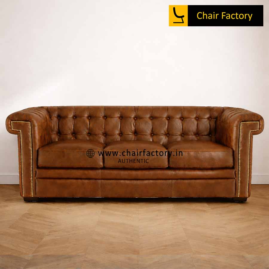 Beaumont Genuine Leather Sofa