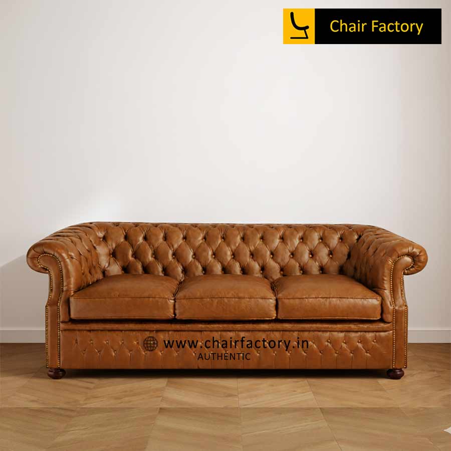 Trigreca Genuine Leather Sofa