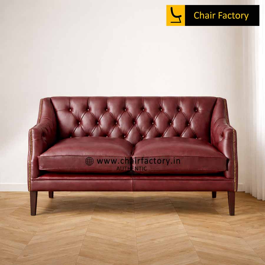 Olympéa Genuine Leather Sofa 