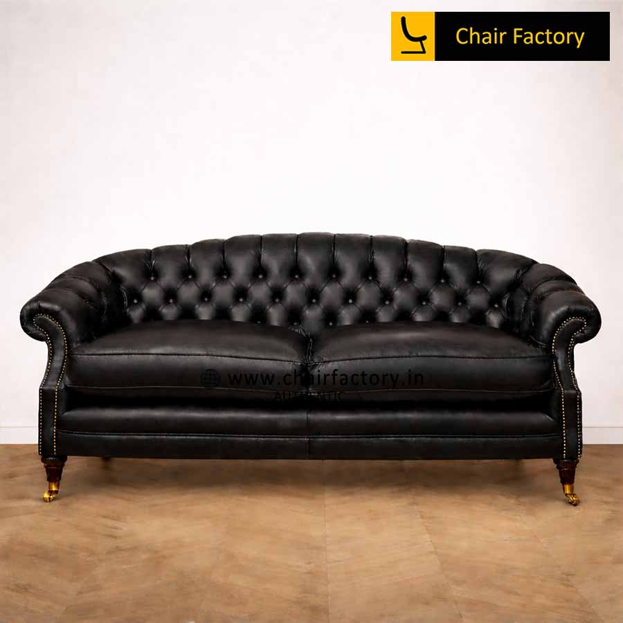 Geoffrey Genuine Leather Sofa