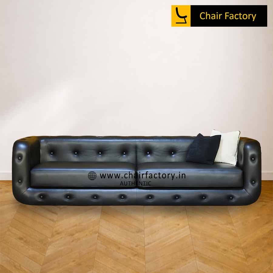 CARTEZIO 3 SEATER GENUINE LEATHER SOFA