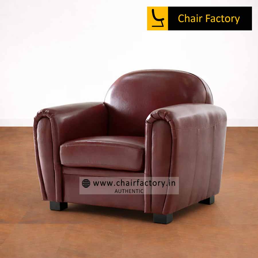 Agatha Genuine Leather Arm Chairs