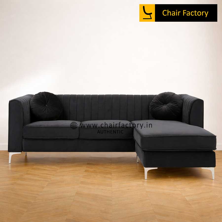 Blanche grey L shape Sofa 