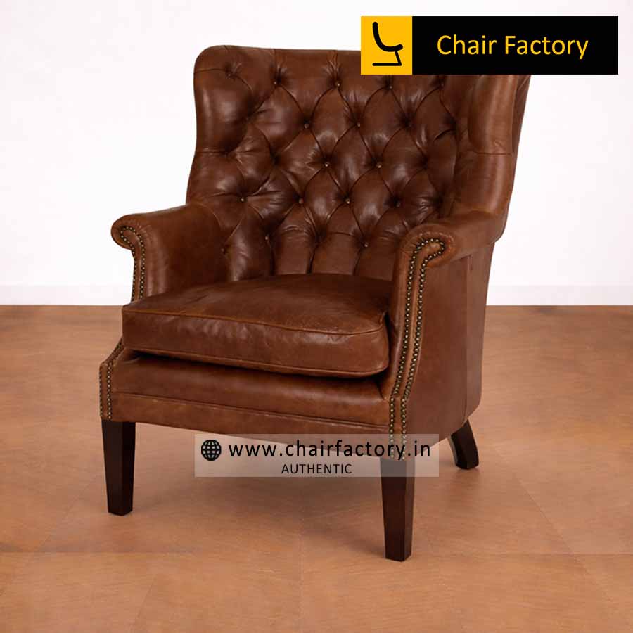 Umbridge Genuine Leather Arm Chairs