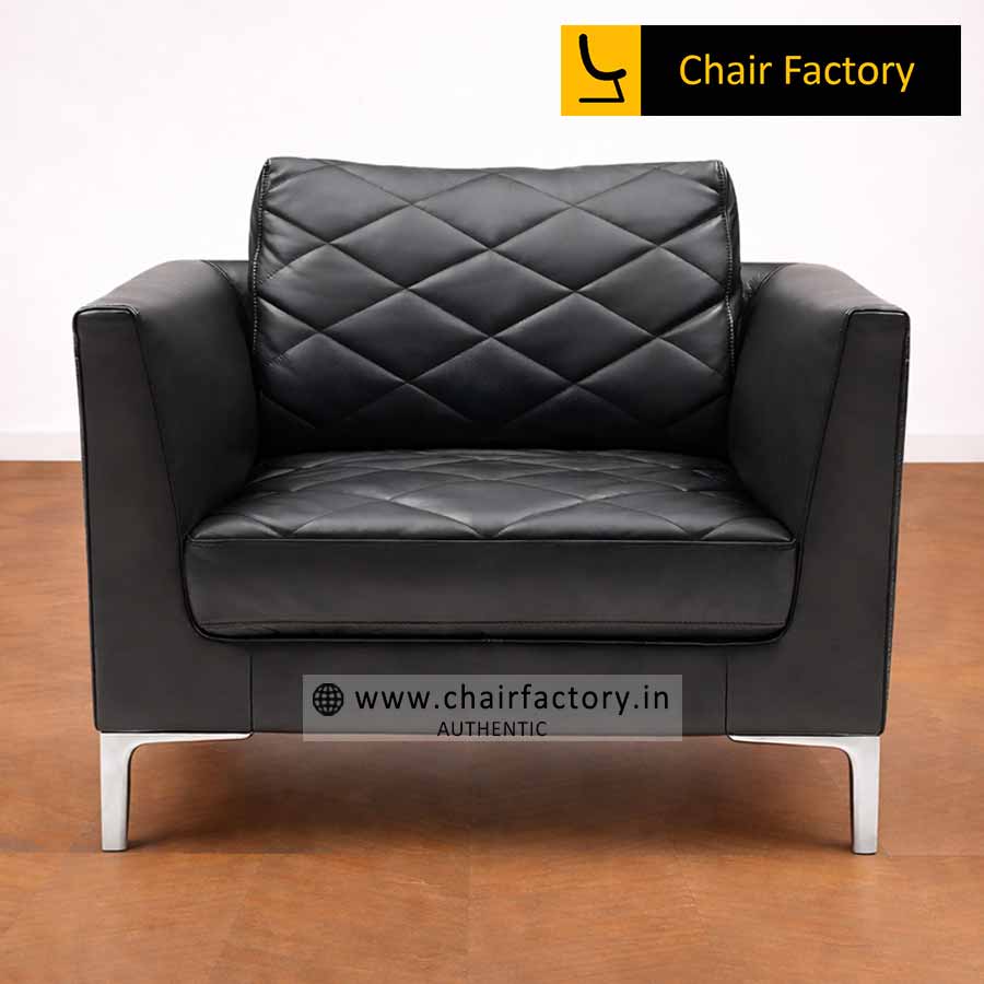 Hertig Genuine Leather Arm Chairs