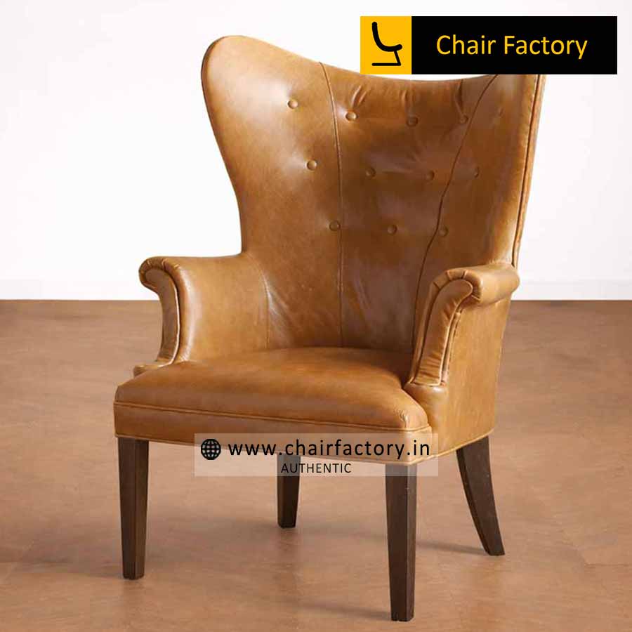 Avichi Genuine Leather Arm Chair