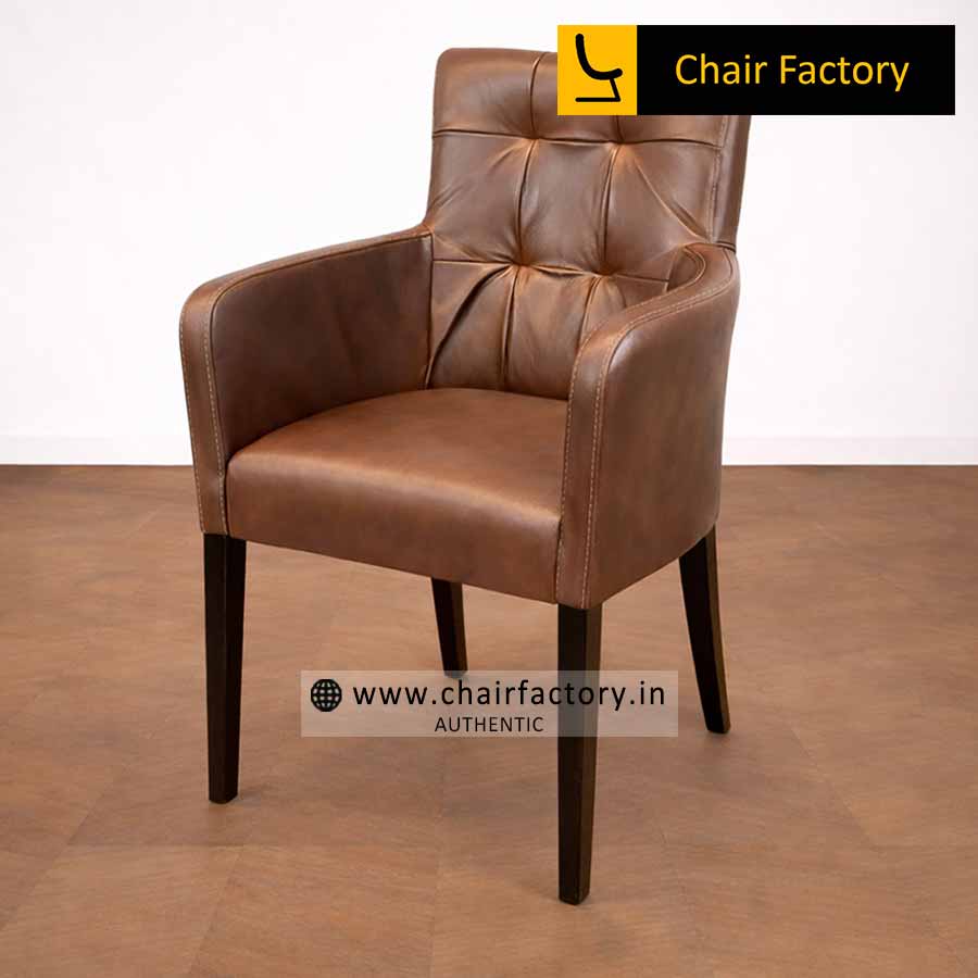Campbell Genuine Leather Arm Chair