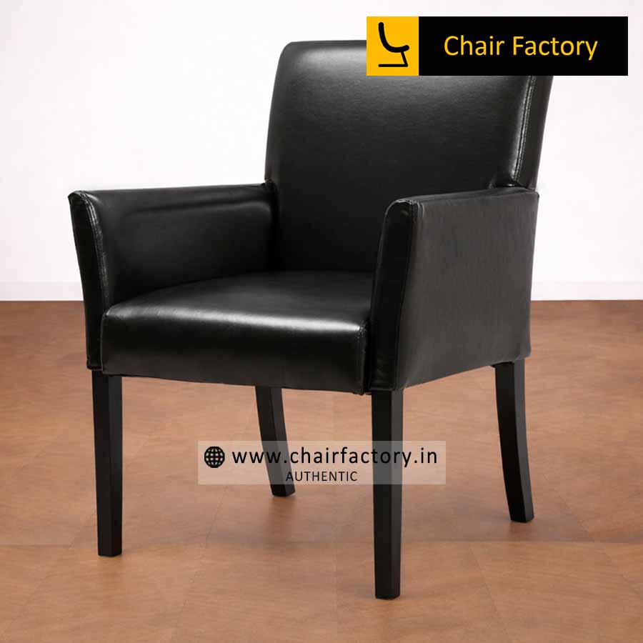 Caspo Genuine Leather Arm Chair