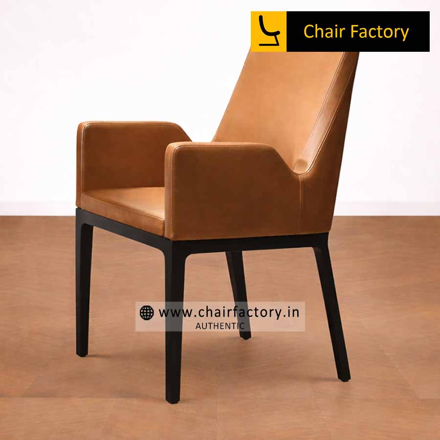 Castelo Genuine Leather Arm Chair