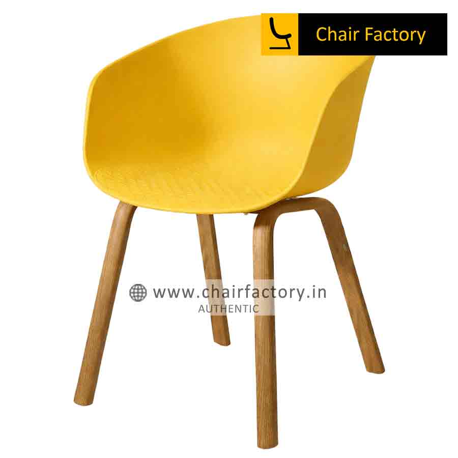 Corina Yellow PP Cafe Chair