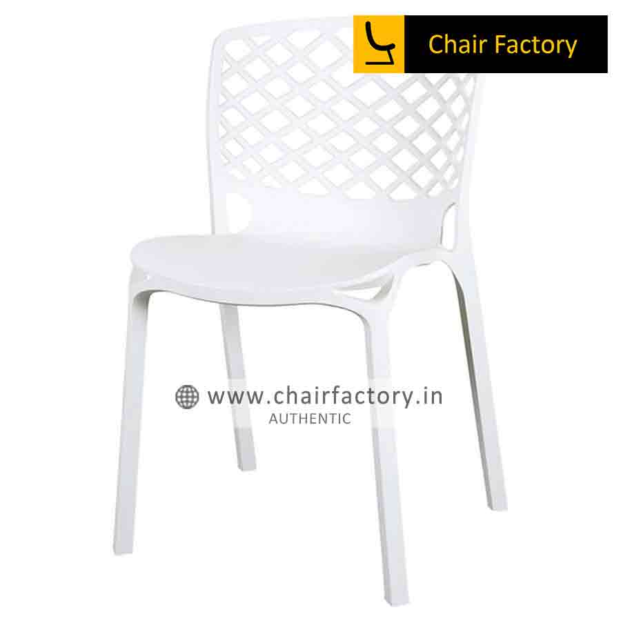 Venecy White Cafe Chair