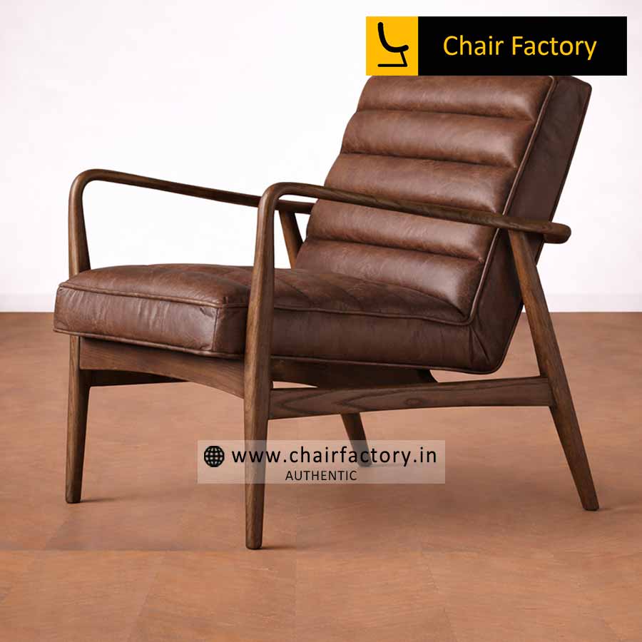 Xesta Genuine Leather Arm CHair