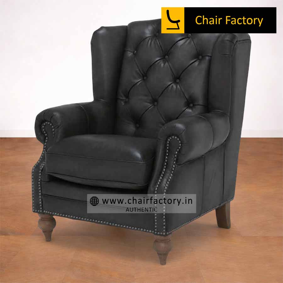 Rozdorf Genuine Leather Arm Chairs