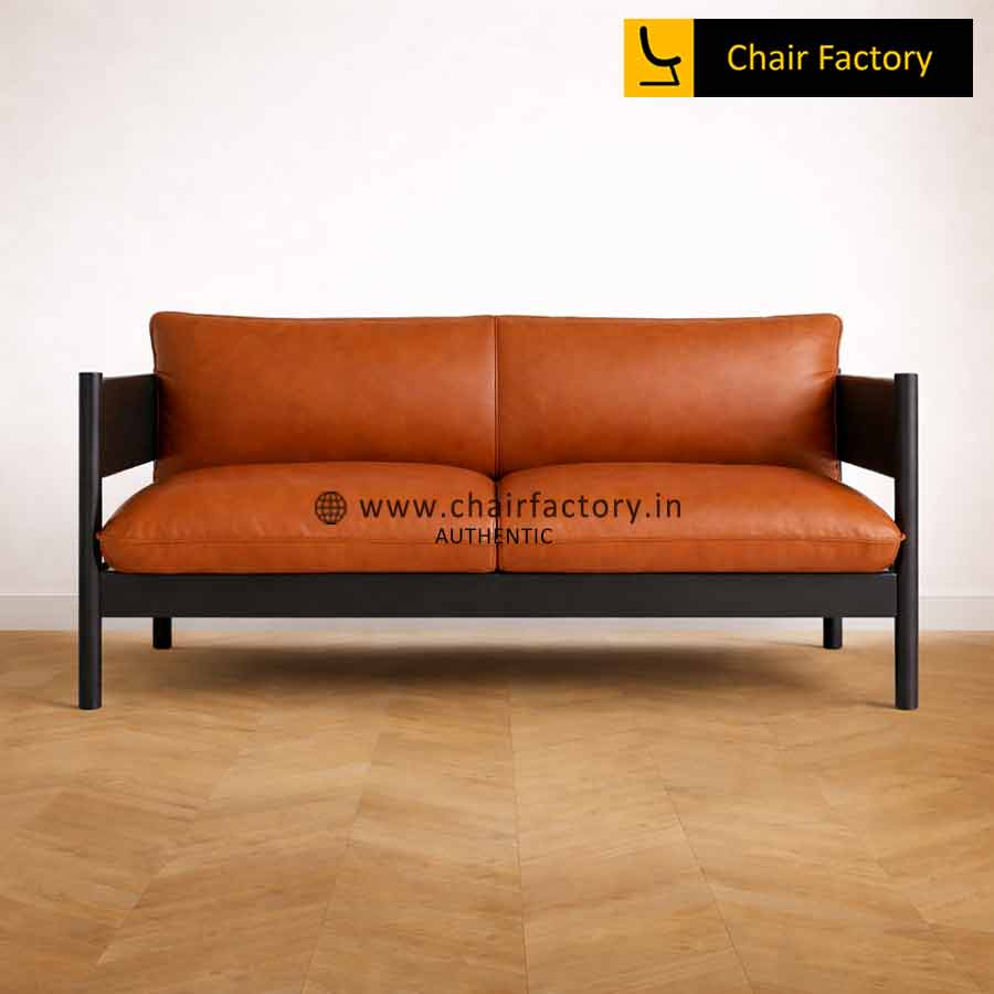 Elementa Woodwok 3 SEATER Tan Colour Bespoke Sofa