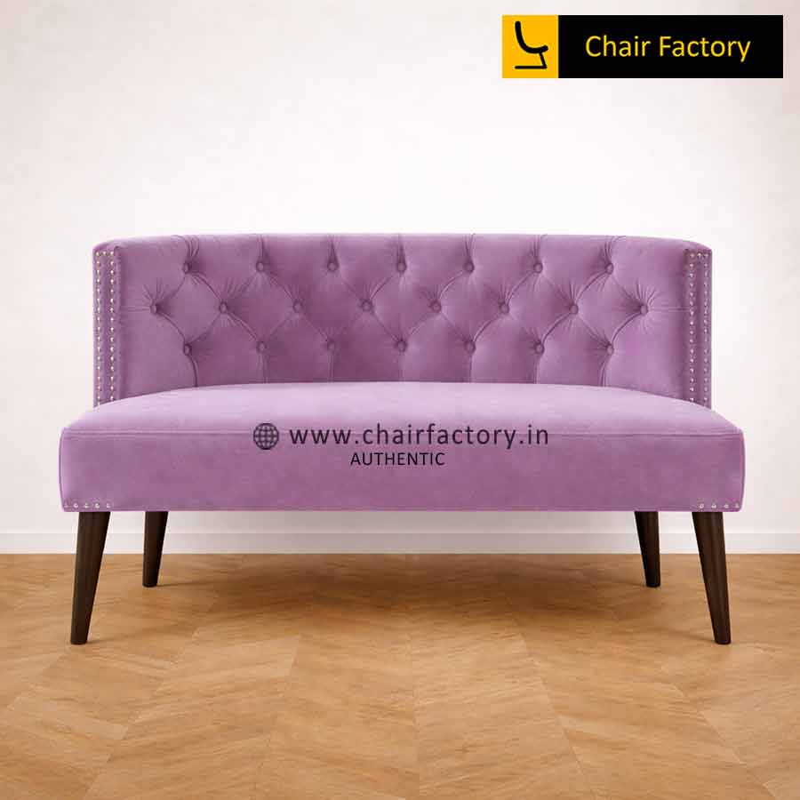 Valaro Pink Velvet 2 Seater Sofa