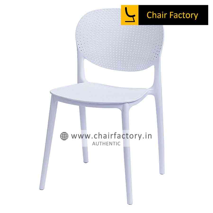 Tabbie White Cafe Chair
