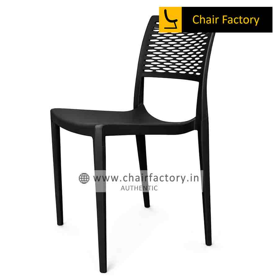 ZEPHYR BLACK CAFE CHAIR