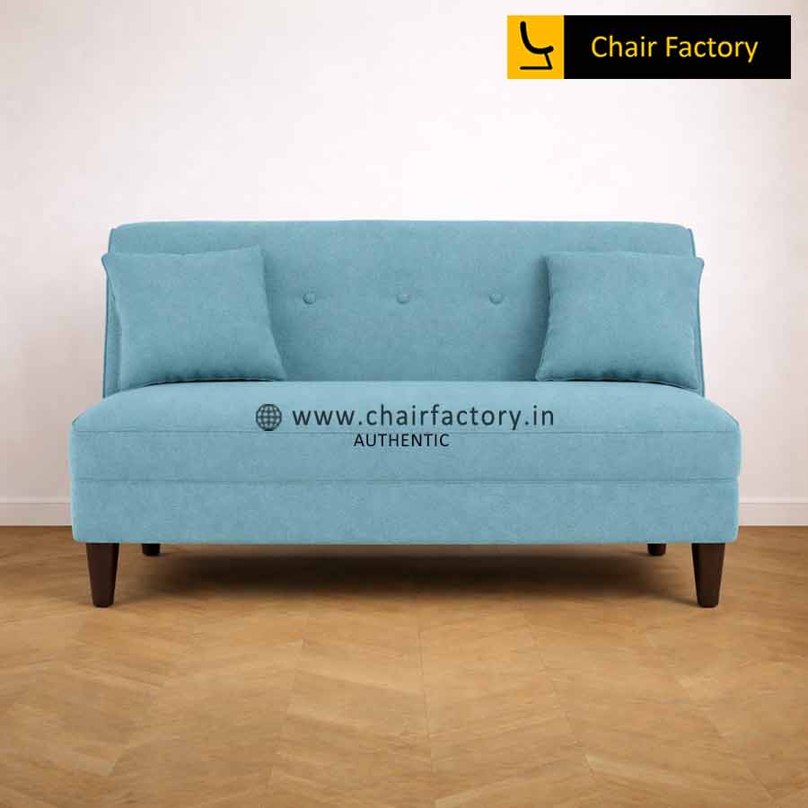 Akerbar 2 Seater Blue Sofa