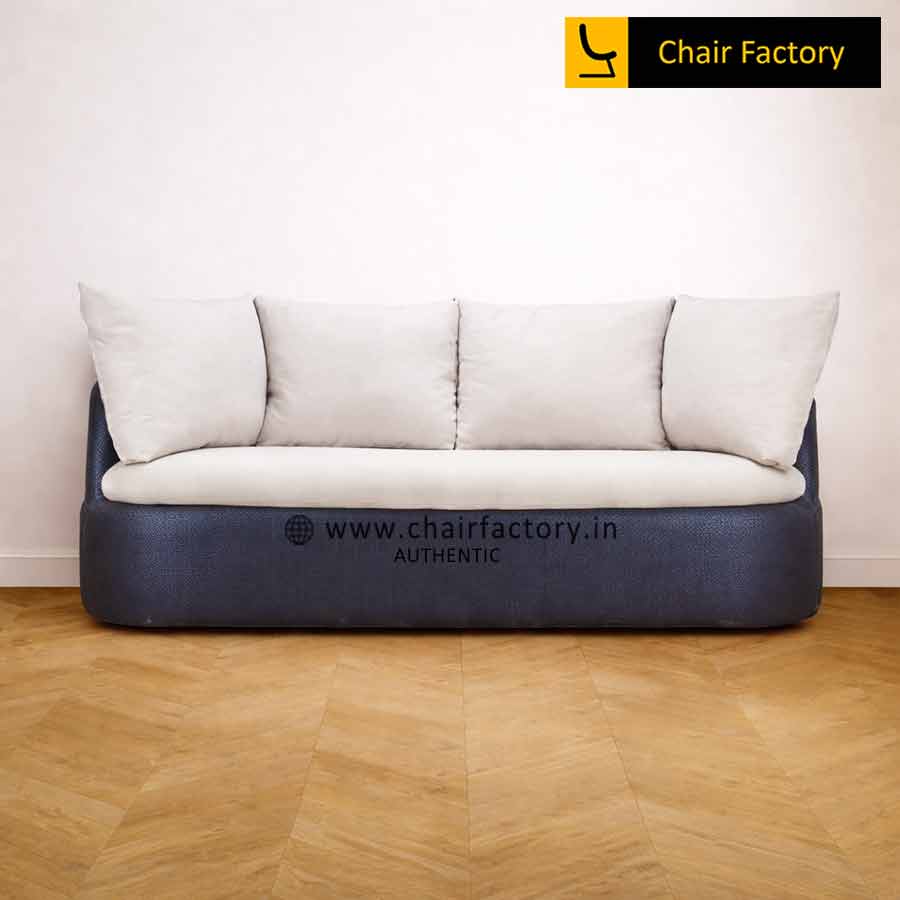 Molunge Leatherette 3 Seater Designer Sofa