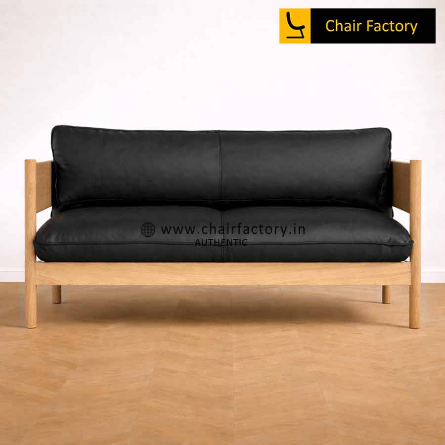 Elementa Woodwok 3 SEATER Black LC2 Bespoke Sofa