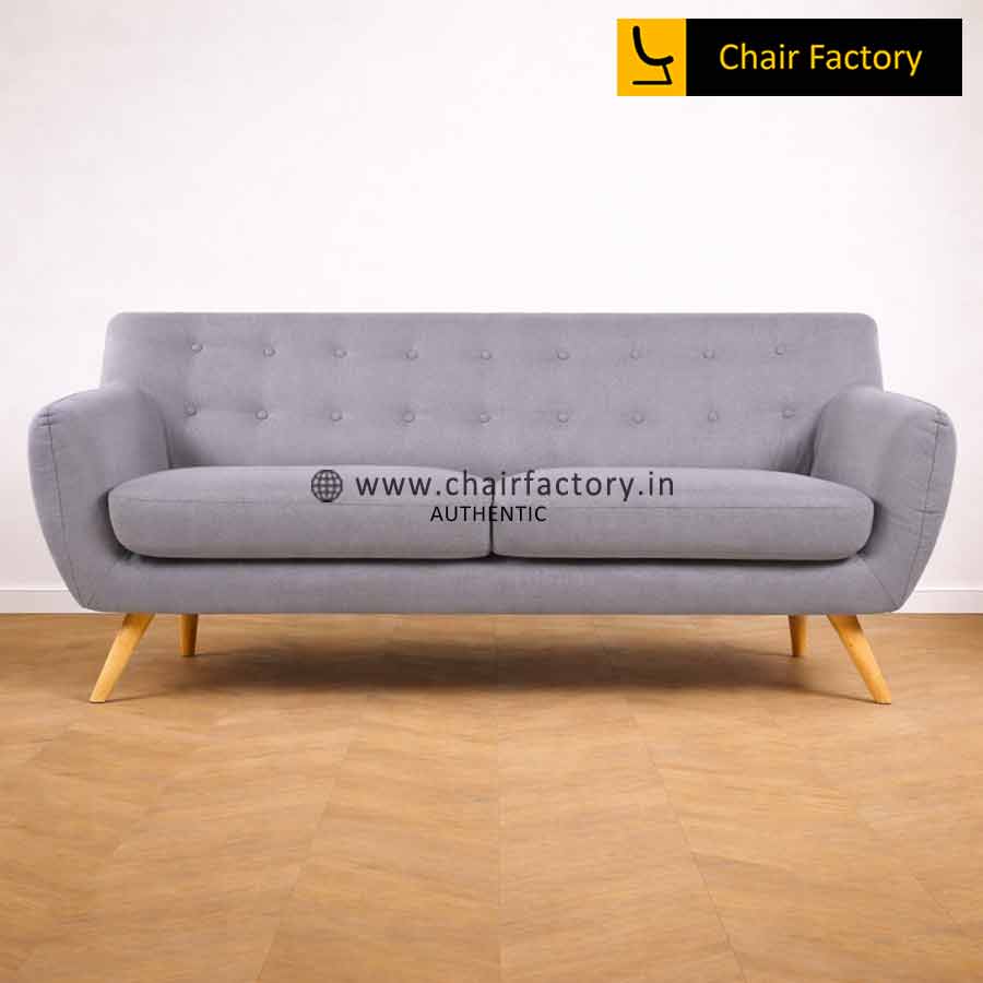 Lintel 2 Seater Grey Loveseat Sofa