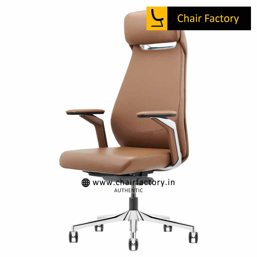 Orthrus High Back 100% Genuine Leather Chair