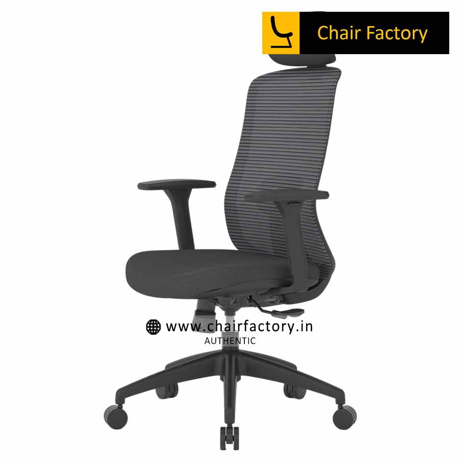 Black Cosmos High Back Ergonomic Chair Cushion Seat