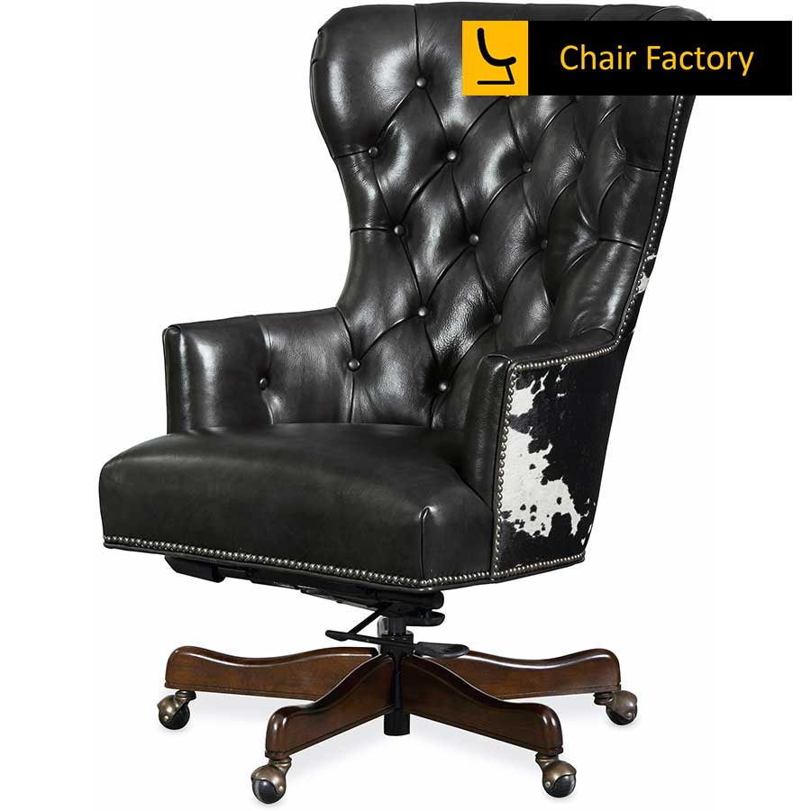 Antiochus Designer high back 100% genuine leather chair 