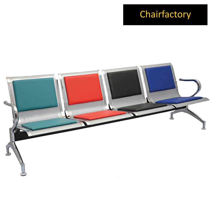Durant 4 Seater Waiting Area Bench with Cushion Chair Factory