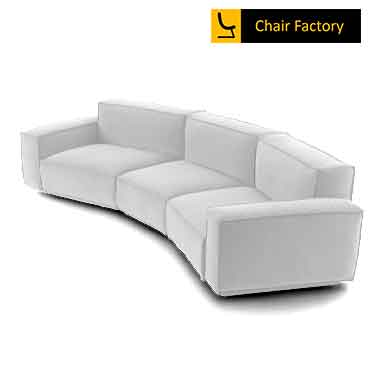 Curvaceous D2 White Corporate Sofa
