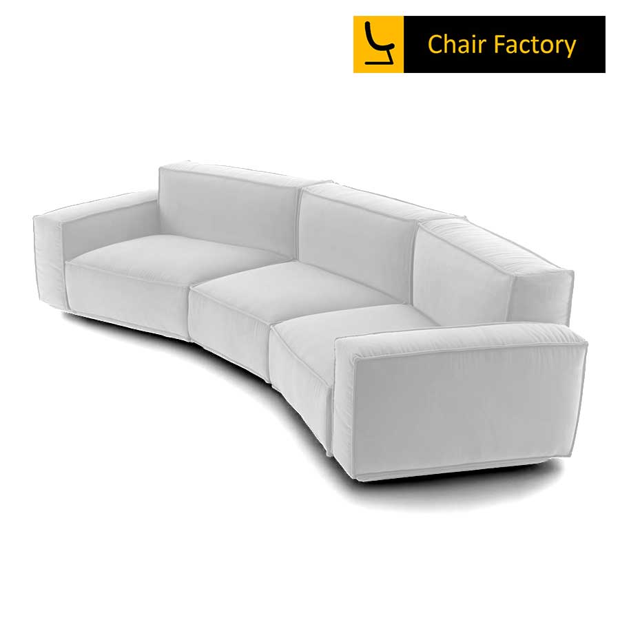 Curvaceous D2 White Corporate Sofa