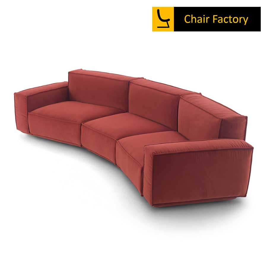 Curvaceous D2 Red Corporate Sofa