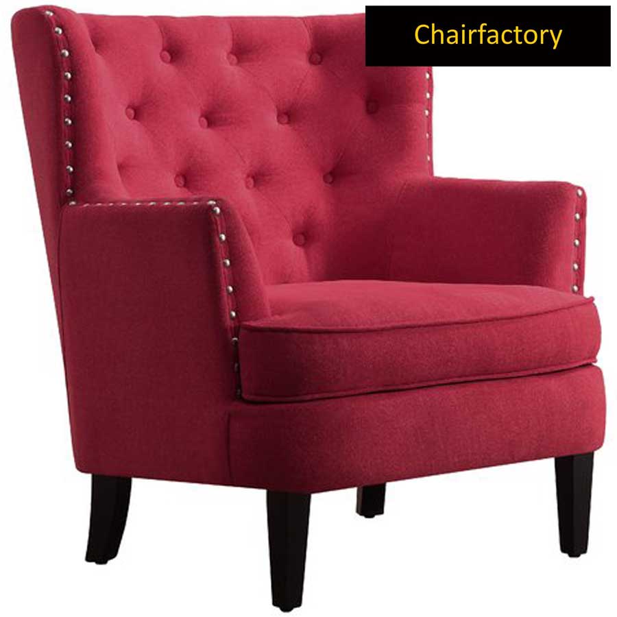 Eyetel Red Accent Chair