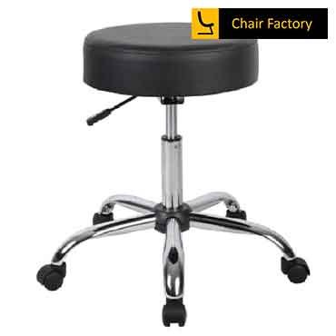Flurone black swivel stool 