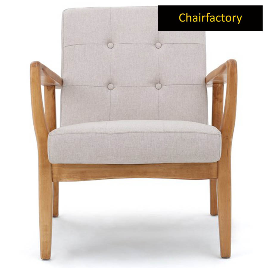 Kim Beige Accent Chair